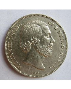 Halve gulden 1858, vrijwel ongecirculeerd