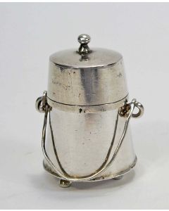 Zilveren miniatuur doofpot, Hendrik Duller, 1789