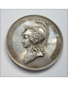Koninkrijk Pruissen, penning op de regeringsaantrede van Friedrich Wilhelm III, 1797 [F.W.Loos]