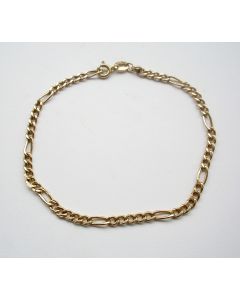 Gouden schakelarmbandje