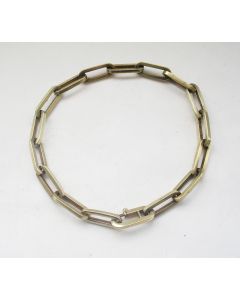 Gouden 'closed forever' armband