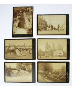Serie kabinetfoto's van Maastricht, ca. 1885
