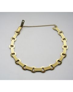 Gouden art deco armband 