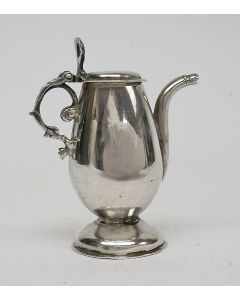 Zilveren miniatuur klepkan, Jan Borduur, Amsterdam 1760