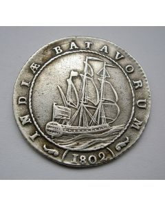 Bataafse Republiek, 1 Scheepjesgulden 1802, geslagen te Enkhuizen.