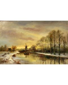 A.J. van Prooijen, Hollands landschap, 19e eeuw