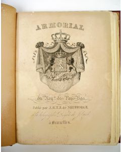 Wapenboek door J.H.T.J. de Neufforge, Armorial du Royaume des Pays-Bas, 1828