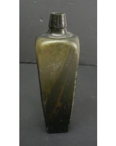 Groenglazen jeneverfles/kelderfles, ca. 1800