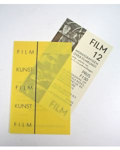 Piet Zwart, intekenbiljet voor de serie 'Monografieën over filmkunst, 1931