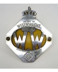 ANWB Wegenwacht autoschildje, ca. 1950