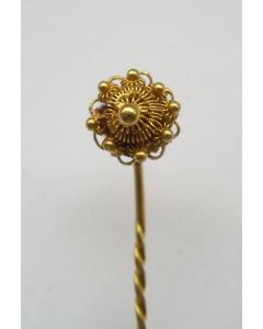 Gouden dasspeld met Zeeuwse knoop, ca. 1920