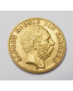 Duitsland (Sachsen), 10 mark 1875