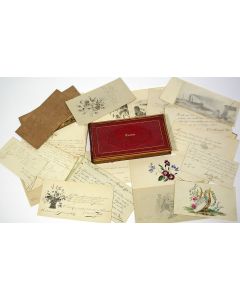 Album Amicorum van Catharina (Cato) van der Voort, Eindhoven, met bijdragen van leden van de familie Alberdingk Thijm en vooraanstaande Brabantse families, periode 1837-1847.