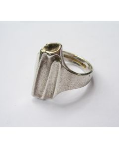 Zilveren ring, ontwerp Björn Weckström voor Lapponia, 1990