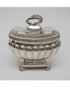 Zilveren tabakspot door Diederik Lodewijk Bennewitz, Amsterdam 1828