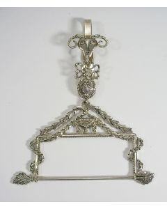 Zilveren kluwenhouder in Lodewijk XVI stijl, Aalt van Rookhuizen, Amsterdam 1786