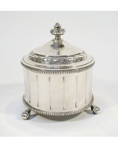Zilveren tabakspot, Barend van Mecklenburg, Amsterdam 1790