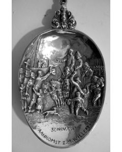 Zilveren herdenkingslepel, Honderd jaar Koninkrijk, 1913