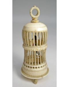 Benen miniatuur vogelkooitje, 19e eeuw