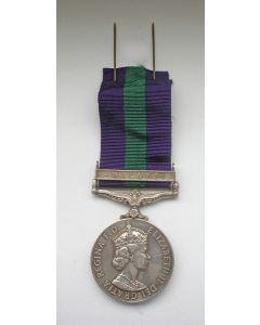 Engeland, General Service Medal met gesp  'Malaya', met tenaamstelling voor een RAF militair
