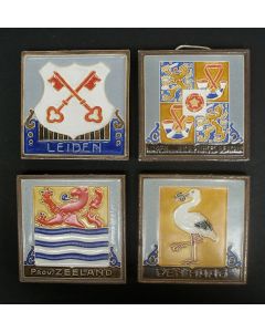 Vier wapentegels, Westraven , ca. 1930