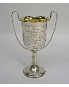 Zilveren prijsbeker voor Golfsport,  Zeist, 1912/1913