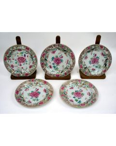 Serie famille rose borden, 18e eeuw