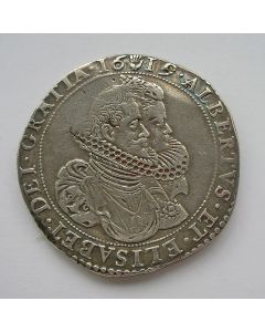 Brabant (Antwerpen), zilveren dukaton, 1619
