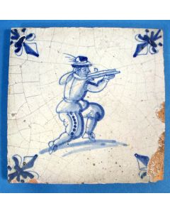 Krijgsmantegel, kruisboogschutter, 17e eeuw