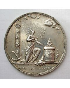 Penning ter gelegenheid van het zilveren huwelijk van Johannes Eijmer en Alida Eijmer-Zwartenhoff, 1821. 