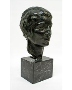 Jobs Wertheim, portret van Jeanna Vogelsang, brons, ca. 1935