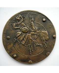 Bronzen familiepenning Begheijn-Willenborg [Wim Rijvers]