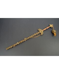 Chinees muntenzwaard / Bixiejian talisman, ca. 1900