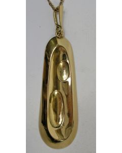 Gouden hanger door Albert Kok, ca. 1950/60