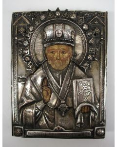 Russische icoon, de heilige Nicolaas, 1893
