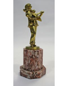 Bronzen pierrot, Art Deco periode.