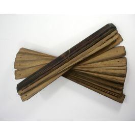 Flenches Javaans Javaans gebedsboek met beschreven lontarbladeren, 19e eeuw